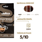 Lavazza Espresso Classico Italiano Öğütülmüş Filtre Kahve, 250 g
