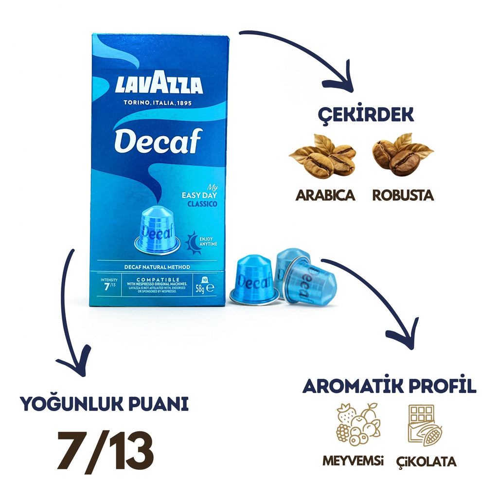 Qualità Oro, Qualità Rossa, Decaf My Easy Day Nespresso® Uyumlu Kapsül 10’lu Tanışma Paketi