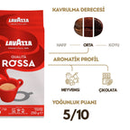 Lavazza Qualita Rossa Öğütülmüş Filtre Kahve 2x250 gr Teneke Kutu, İkili Saklama Paketi