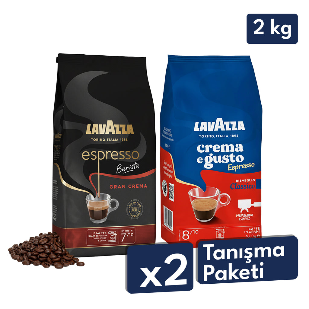 Crema e Gusto, Espresso Barista Gran Crema 1 Kg Espresso Çekirdek Kahve Tanışma Paketi