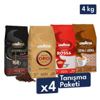 Qualità Rossa, Qualità Oro, Crema e Aroma, Espresso Barista Gran Crema 1 Kg Espresso Çekirdek Kahve Tanışma Paketi