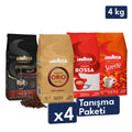 Qualità Oro, Espresso Barista Gran Crema, Qualità Rossa, Suerte 1 Kg Espresso Çekirdek Kahve Tanışma Paketi