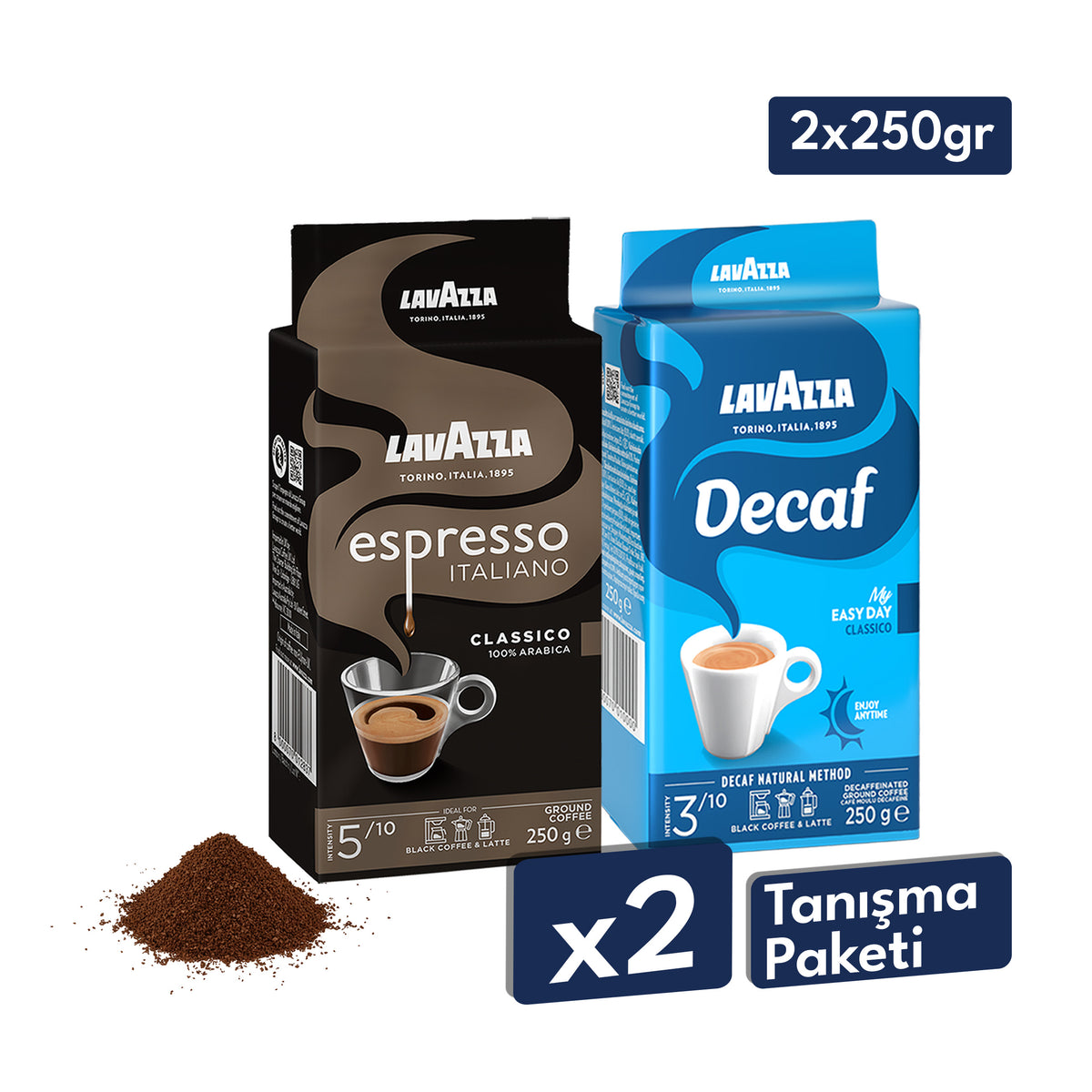 Decaf My Easy Day, Espresso Classico Italiano Öğütülmüş Filtre Kahve, 250 g Tanışma Paketi