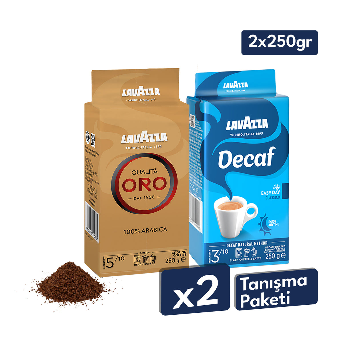 Decaf My Easy Day, Qualità Oro Öğütülmüş Filtre Kahve, 250 gr Tanışma Paketi