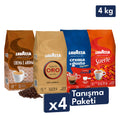 Qualità Oro, Crema e Gusto Classico, Crema e Aroma, Suerte 1 Kg Espresso Çekirdek Kahve Tanışma Paketi