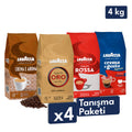 Qualità Oro, Crema e Gusto Classico, Qualità Rossa, Crema e Aroma 1 Kg Espresso Çekirdek Kahve Tanışma Paketi