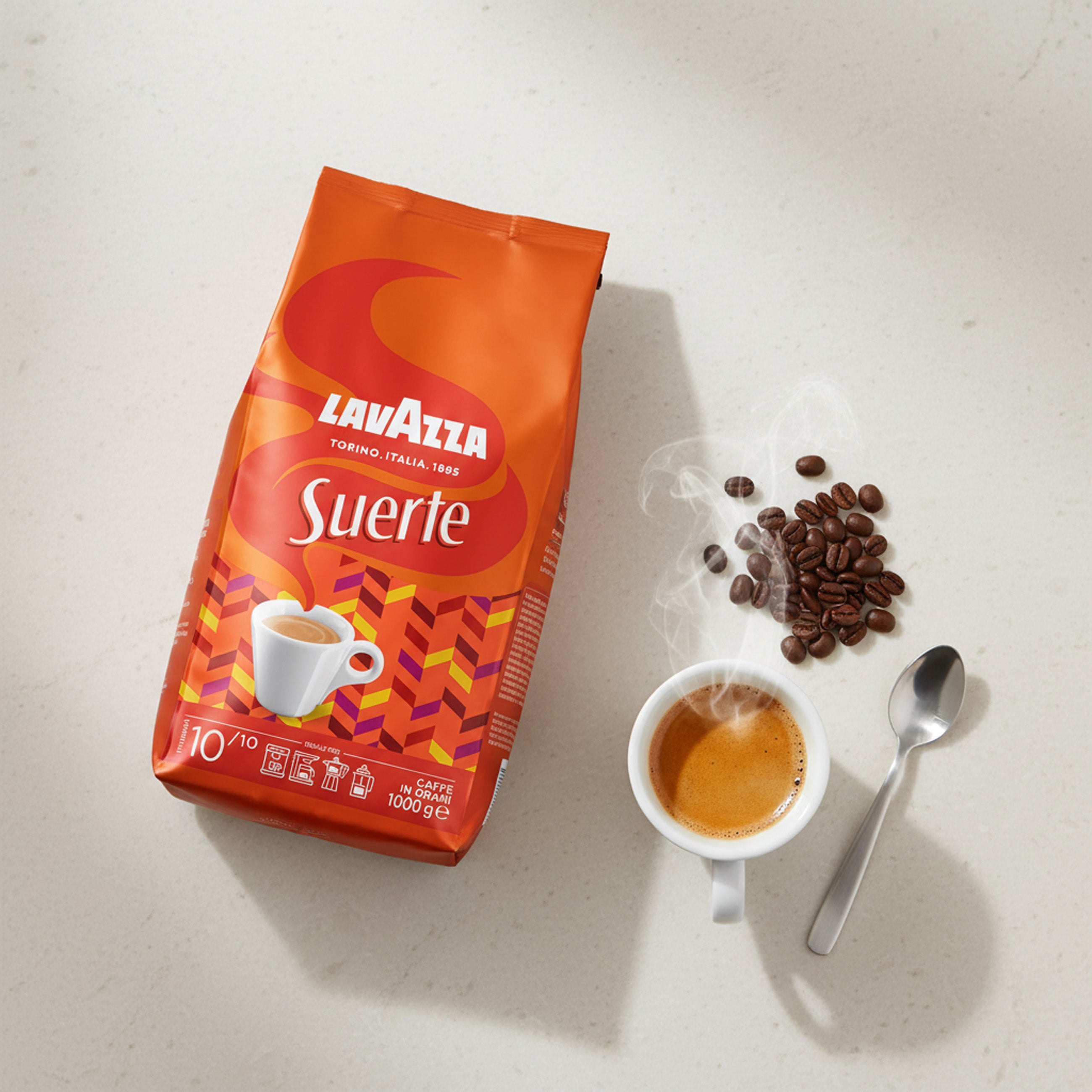 Lavazza Suerte 1 Kg Espresso Çekirdek Kahve – Esvento