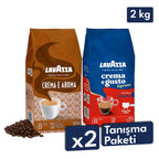 Crema e Gusto Classico, Crema e Aroma 1 Kg Espresso Çekirdek Kahve Tanışma Paketi