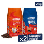 Crema e Gusto Classico, Suerte 1 Kg Espresso Çekirdek Kahve Tanışma Paketi