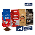 Crema E Gusto, Qualità Oro, Espresso Classico Italiano, Qualità Rossa Öğütülmüş Filtre Kahve, 250 gr Tanışma Paketi