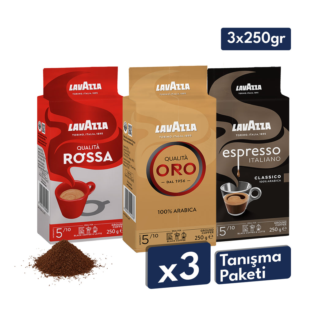 Qualità Oro, Espresso Classico Italiano, Qualità Rossa Öğütülmüş Filtre Kahve, 250 gr Tanışma Paketi