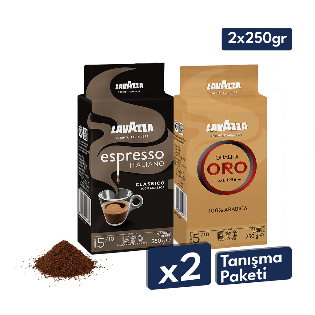 Qualità Oro, Espresso Classico Italiano Öğütülmüş Filtre Kahve, 250 g Tanışma Paketi