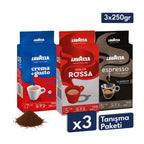 Qualità Rossa, Espresso Classico Italiano, Crema E Gusto Öğütülmüş Filtre Kahve, 250 gr Tanışma Paketi