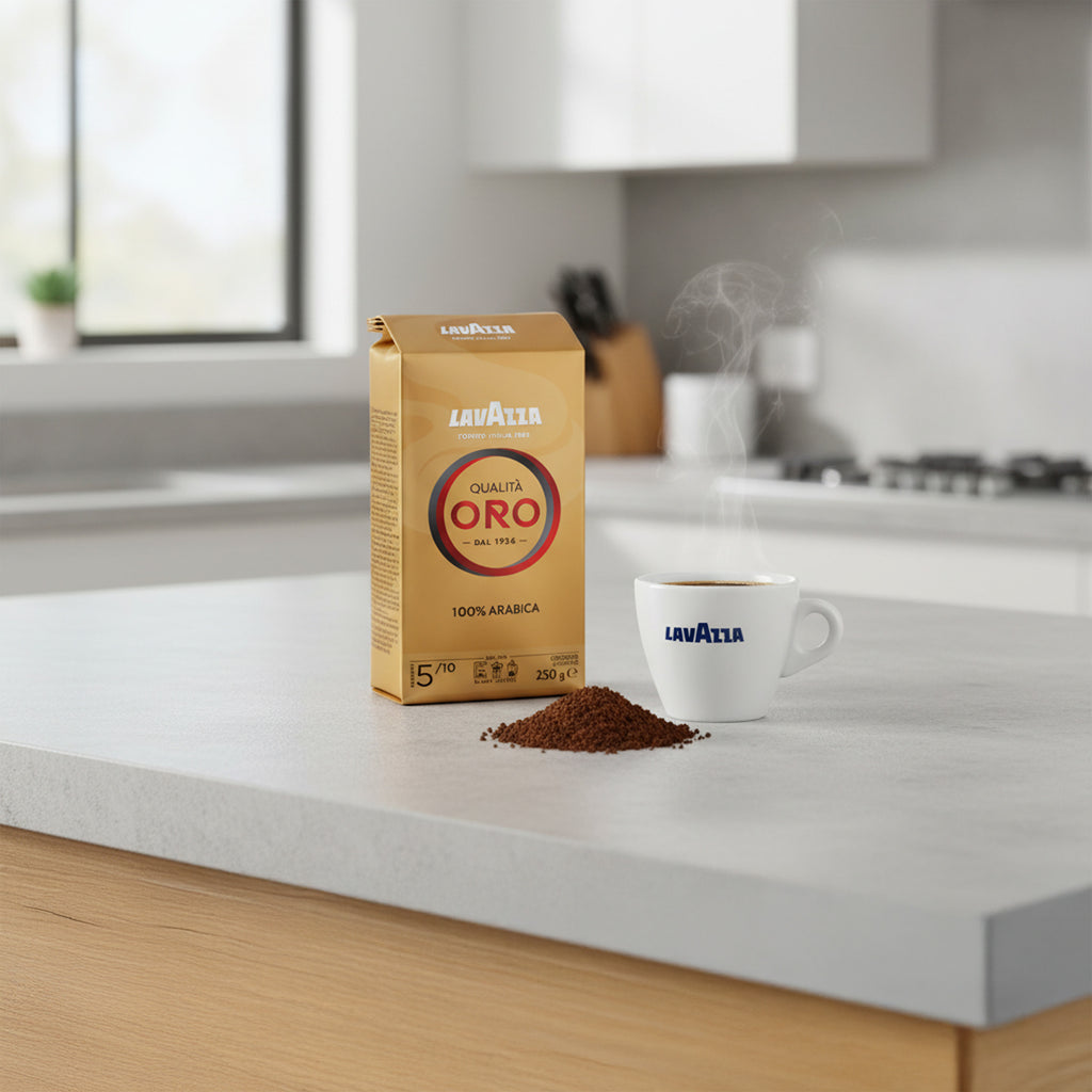 Lavazza Qualita Oro Filtre Kahve 500 gr Teneke Saklama Paketi | Yeniden Kullanılabilir Teneke Kutu
