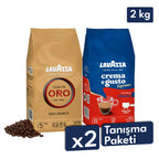 Crema e Gusto, Qualità Oro 1 kg Espresso Çekirdek Kahve Tanışma Paketi