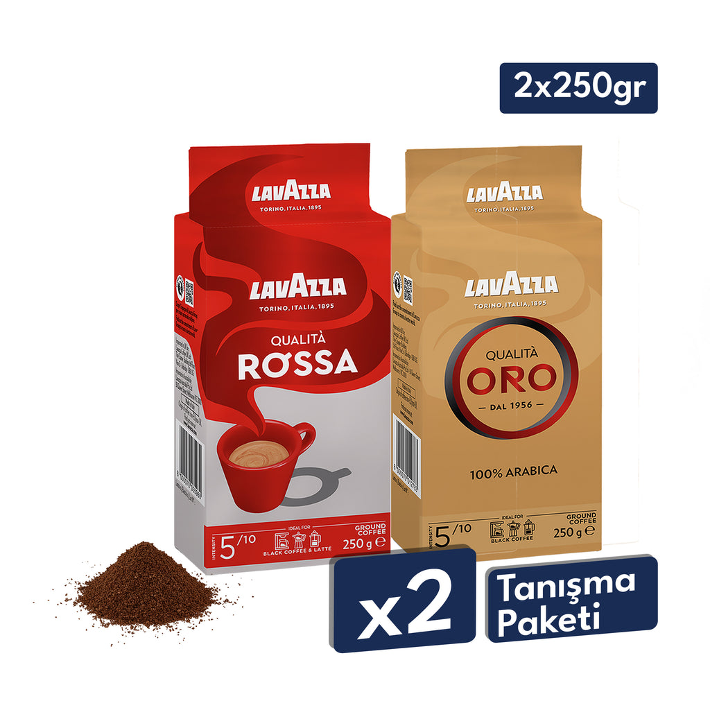 Qualità Oro, Qualità Rossa Öğütülmüş Filtre Kahve, 250 gr Tanışma Paketi