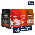 Qualità Rossa, Crema e Aroma, Espresso Barista Gran Crema, Suerte 1 Kg Espresso Çekirdek Kahve Tanışma Paketi