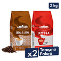 Qualità Rossa, Crema e Aroma 1 Kg Espresso Çekirdek Kahve Tanışma Paketi