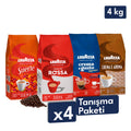 Crema e Gusto Classico, Crema e Aroma, Qualità Rossa, Suerte 1 Kg Espresso Çekirdek Kahve Tanışma Paketi