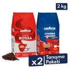Crema e Gusto Classico, Qualità Rossa 1 kg Espresso Çekirdek Kahve Tanışma Paketi