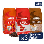Qualità Rossa, Crema e Aroma, Suerte 1 Kg Espresso Çekirdek Kahve Tanışma Paketi