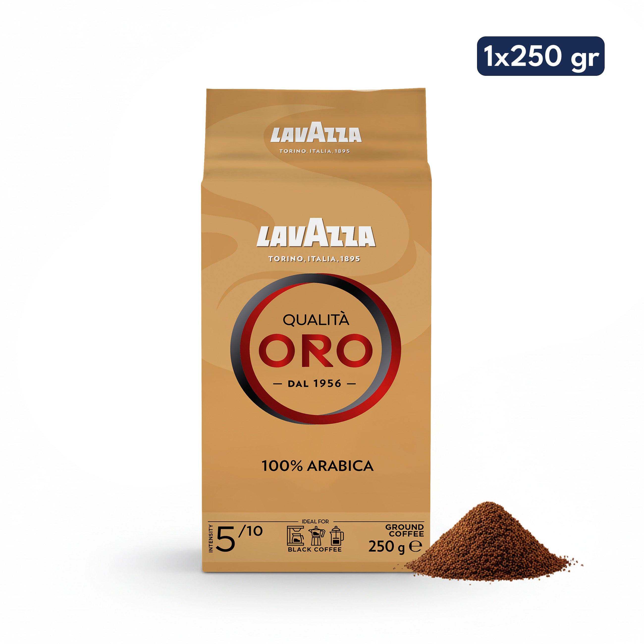 Lavazza Qualità Oro Öğütülmüş Filtre Kahve, 250 g, %100 Arabica