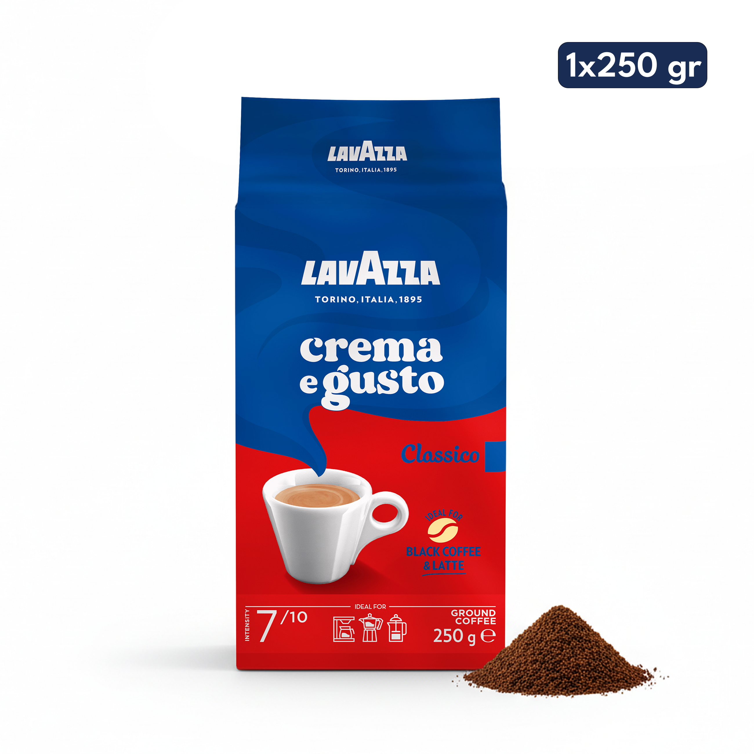 Lavazza Crema E Gusto Öğütülmüş Filtre Kahve, 250 g