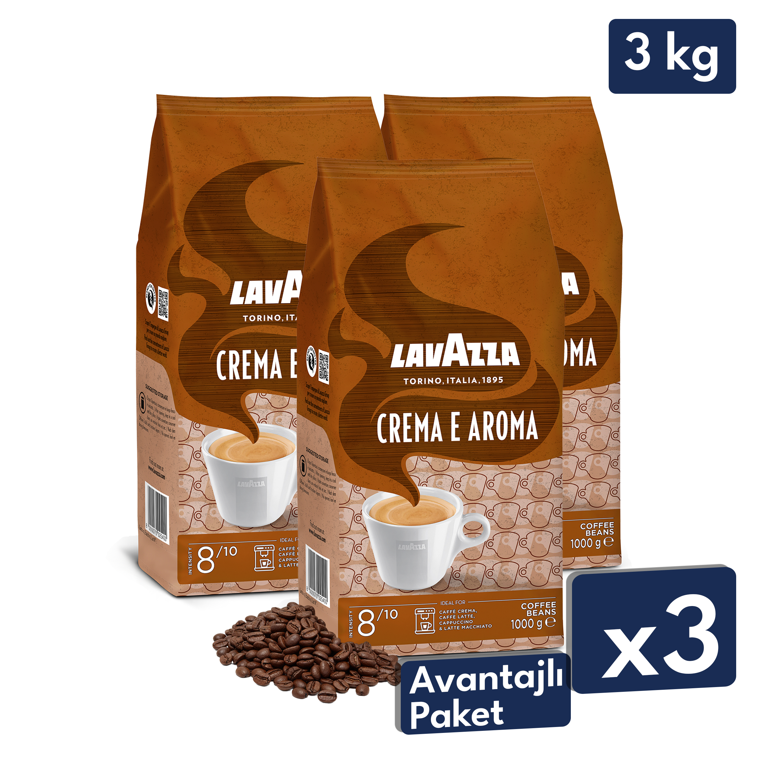 Lavazza Crema e Aroma 1 Kg Espresso Çekirdek Kahve