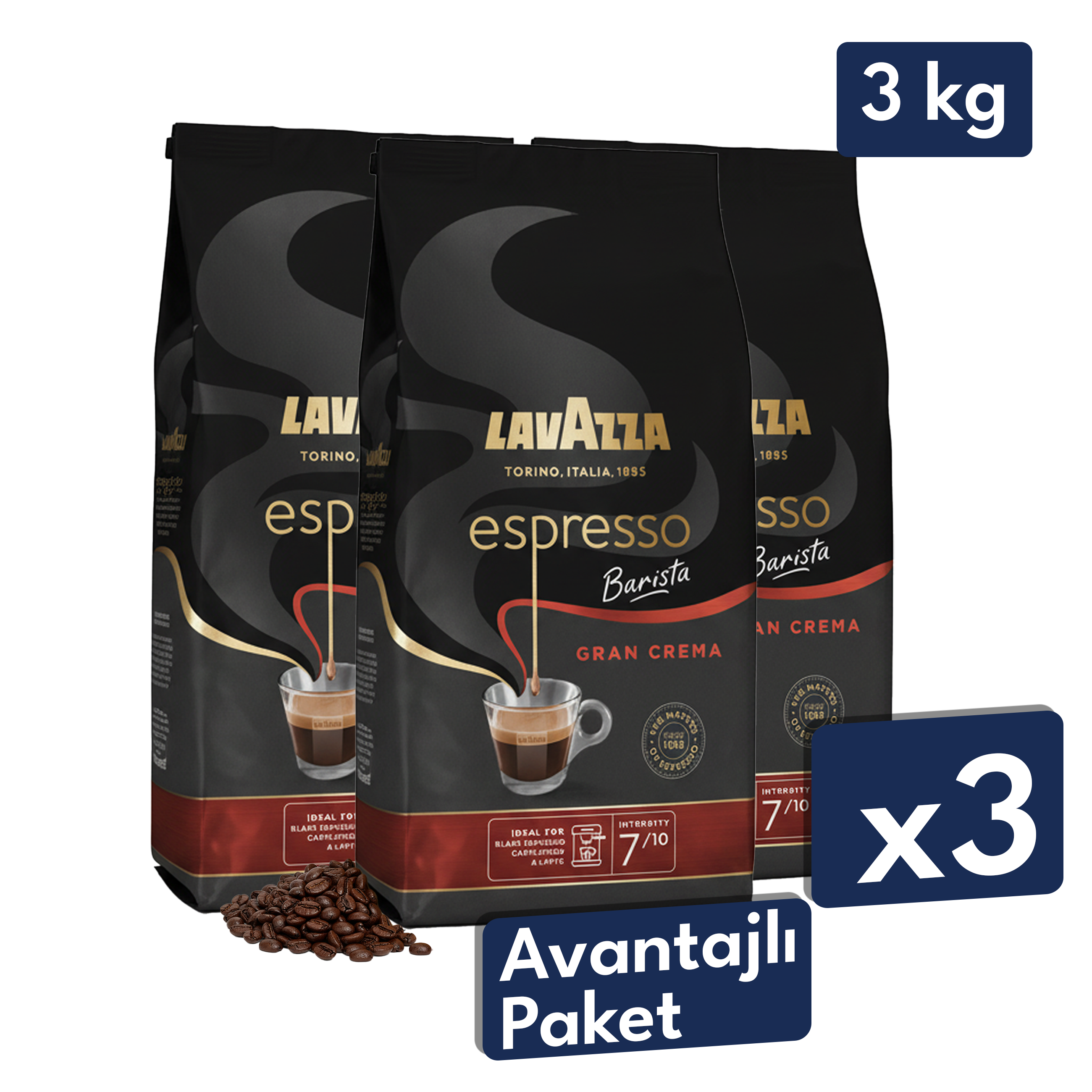 Lavazza Espresso Barista Gran Crema 1 Kg Espresso Çekirdek Kahve