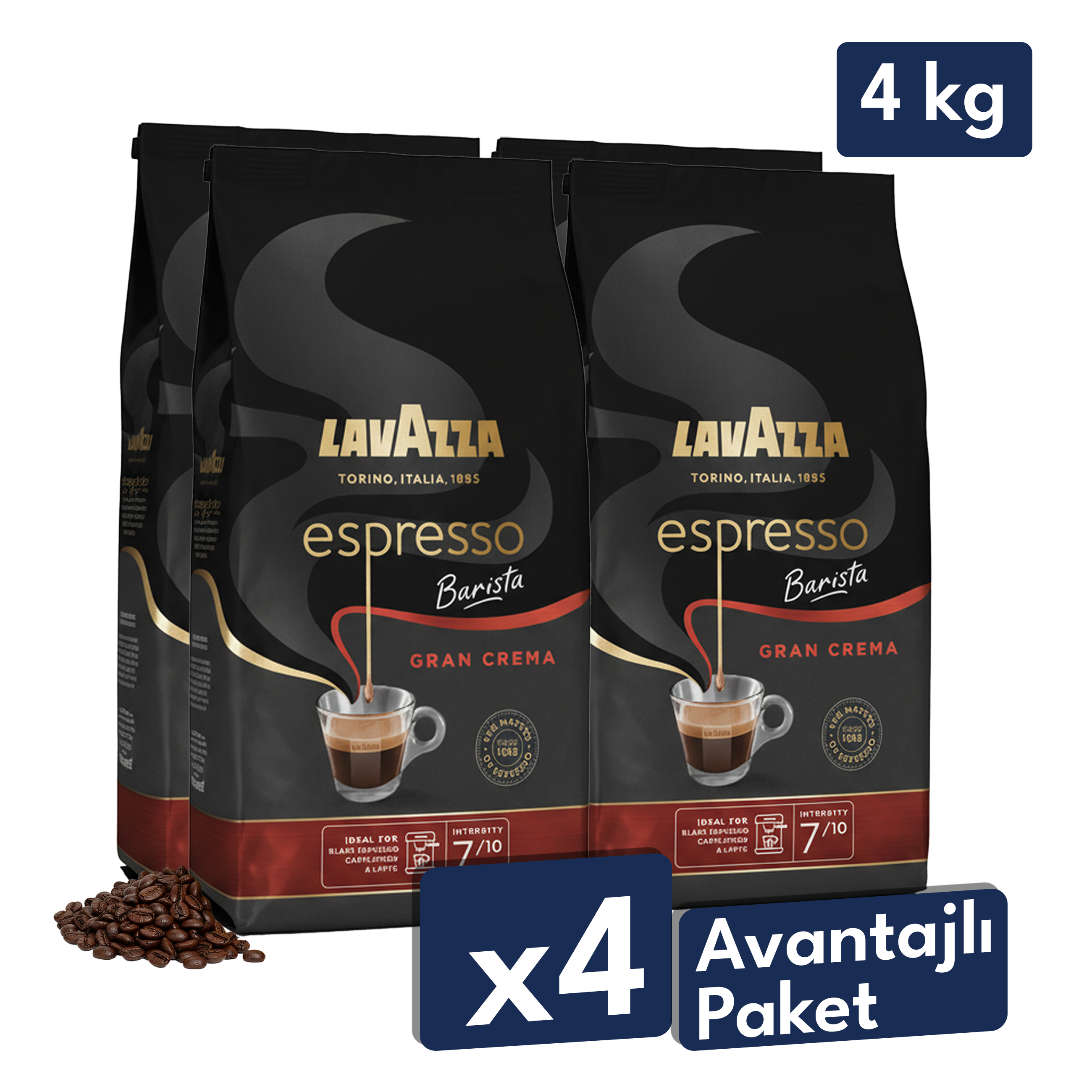 Lavazza Espresso Barista Gran Crema 1 Kg Espresso Çekirdek Kahve