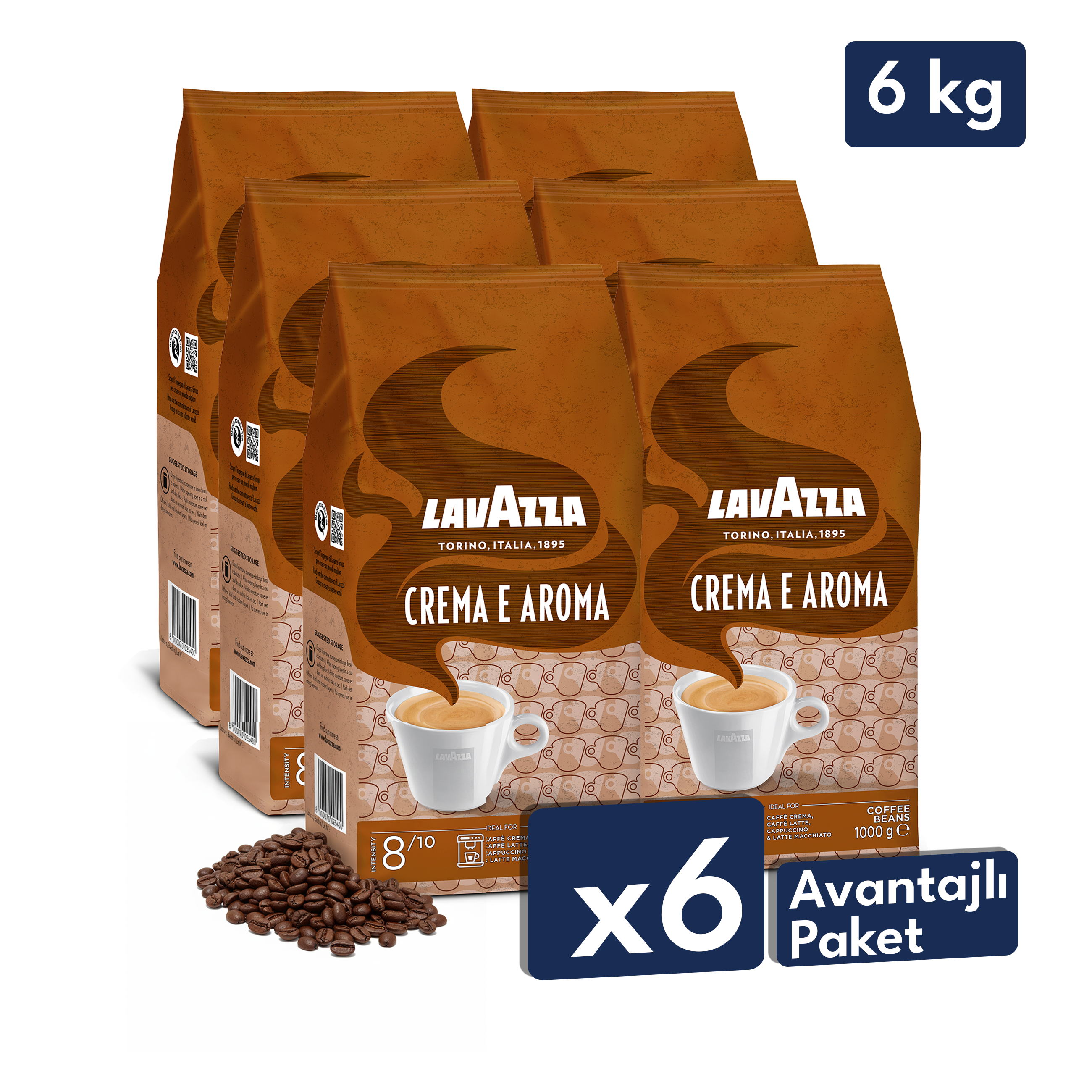 Lavazza Crema e Aroma 1 Kg Espresso Çekirdek Kahve
