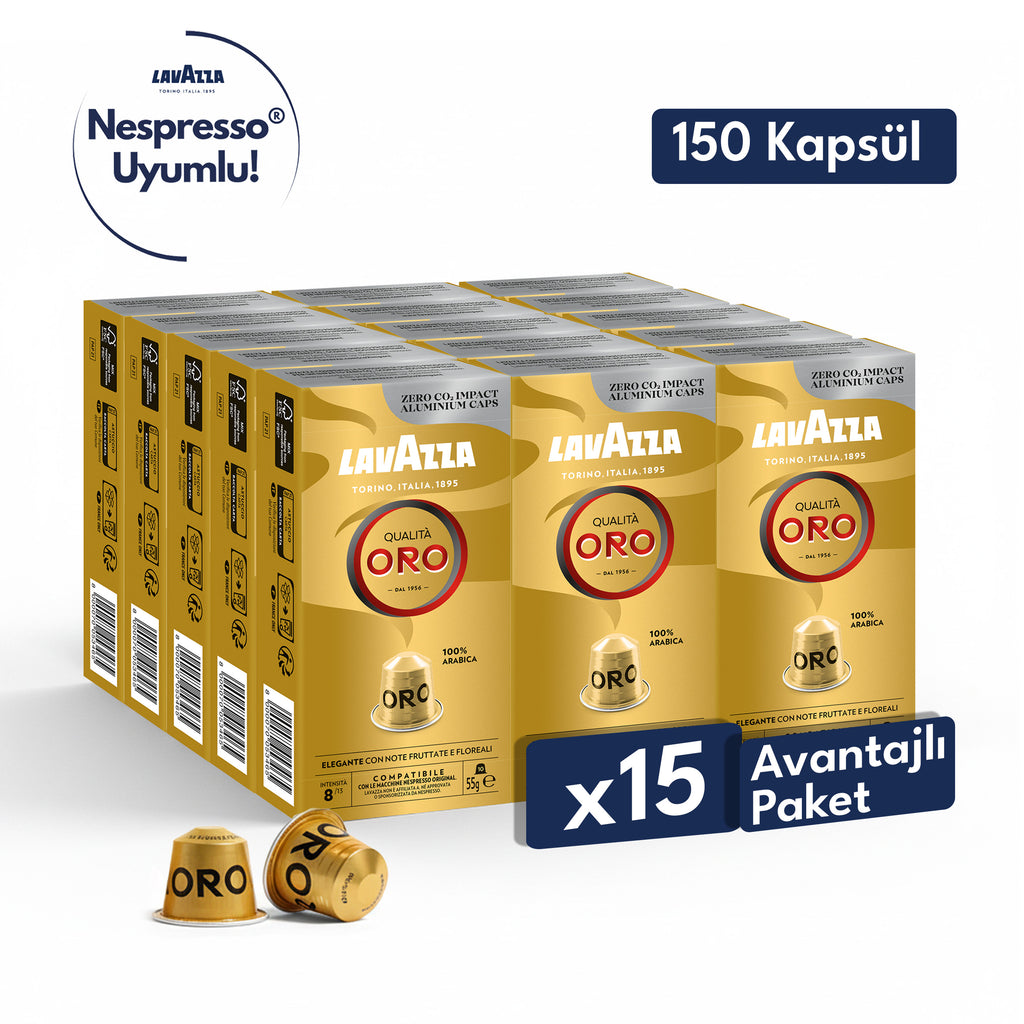 Lavazza Qualità Oro Nespresso® Uyumlu Kapsül 10’lu Paket