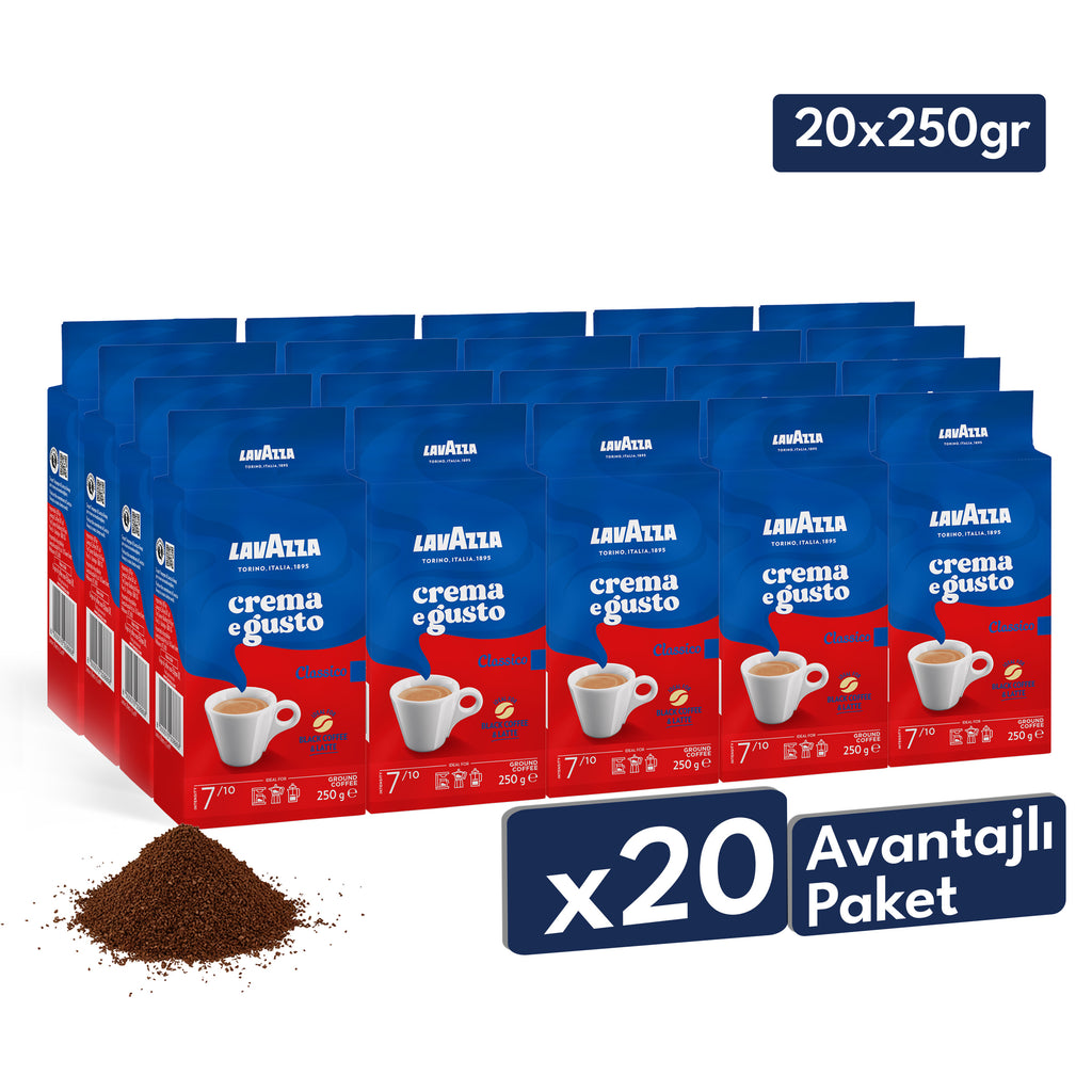 Lavazza Crema E Gusto Öğütülmüş Filtre Kahve, 250 g