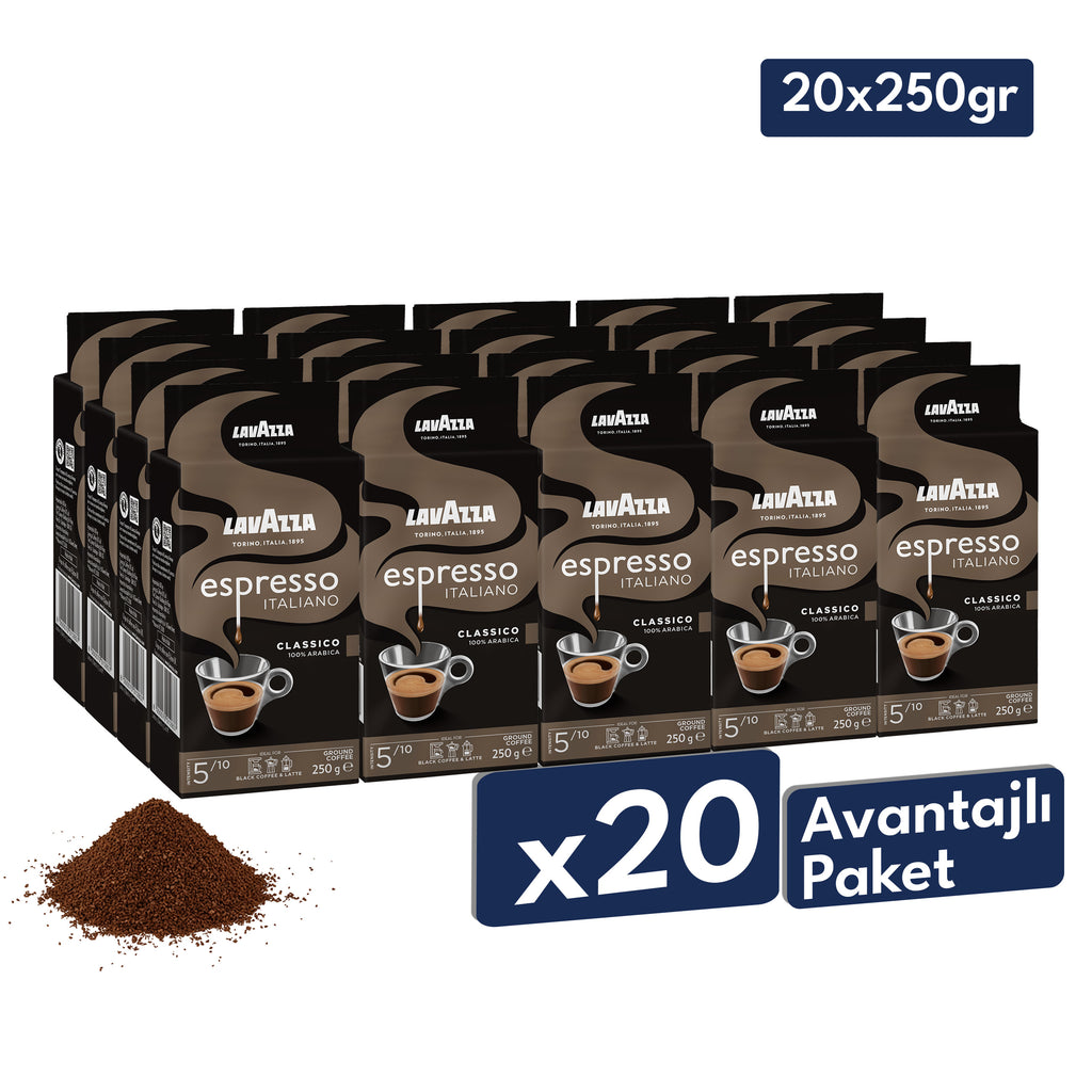 Lavazza Espresso Classico Italiano Öğütülmüş Filtre Kahve, 250 g