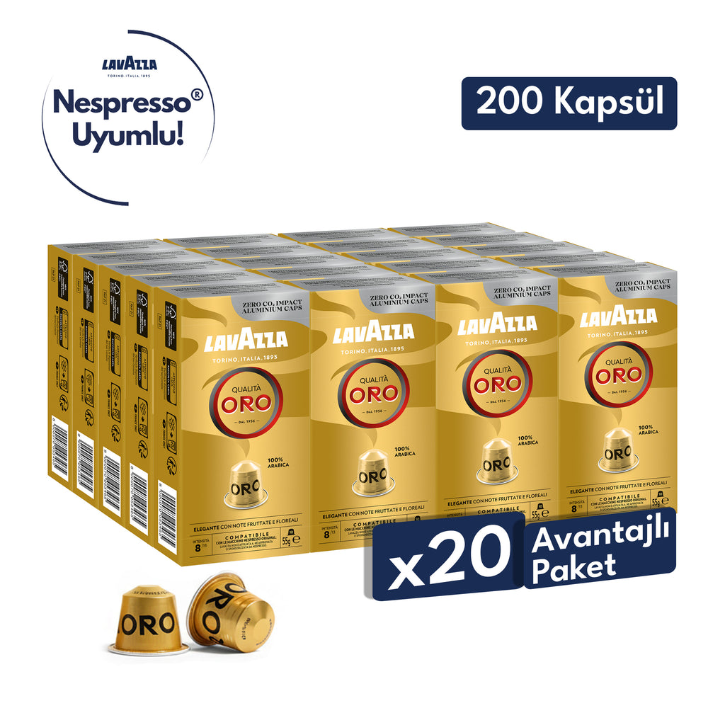 Lavazza Qualità Oro Nespresso® Uyumlu Kapsül 10’lu Paket