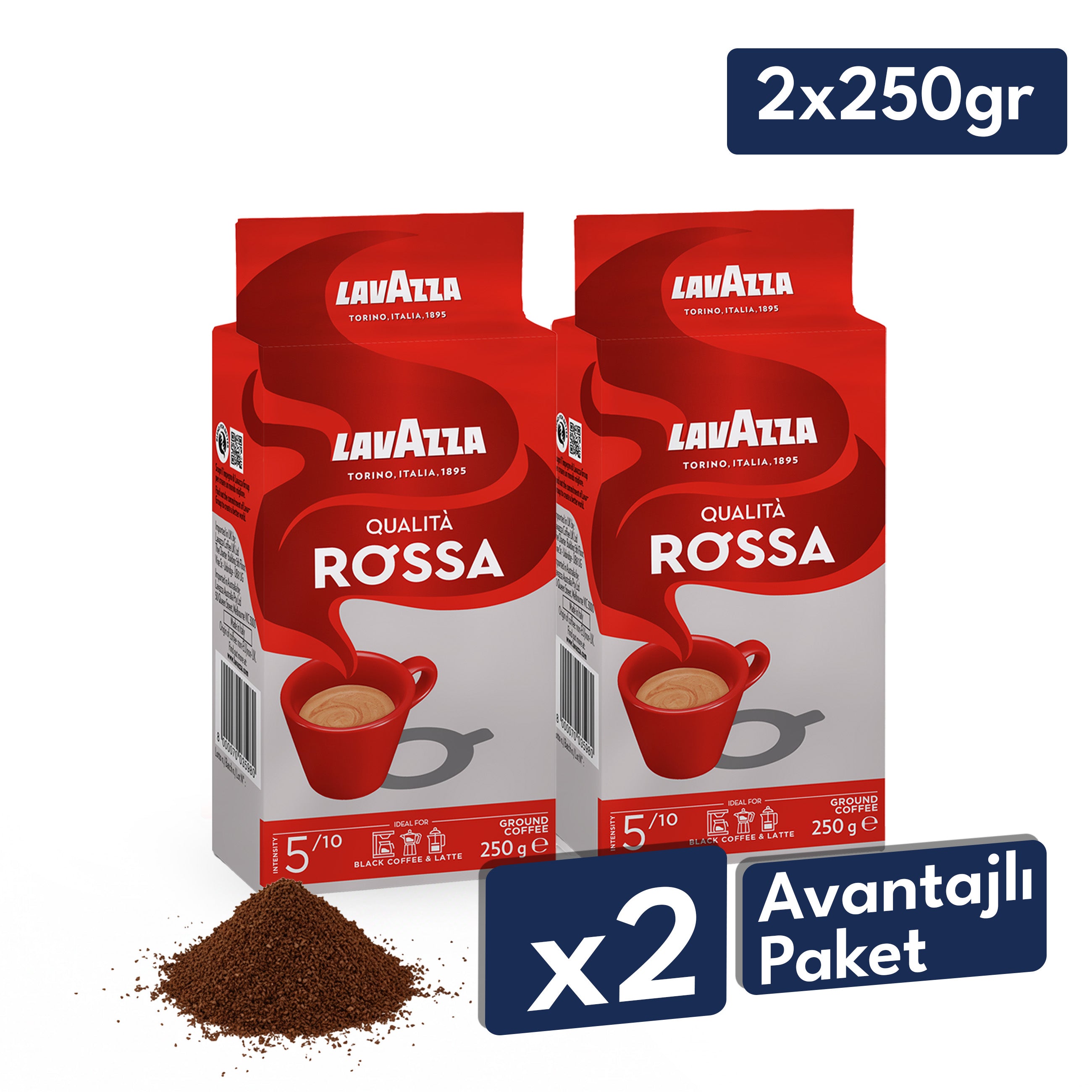Lavazza Qualità Rossa Öğütülmüş Filtre Kahve, 250 g