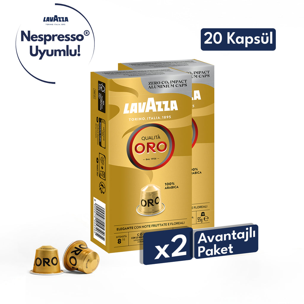 Lavazza Qualità Oro Nespresso® Uyumlu Kapsül 10’lu Paket
