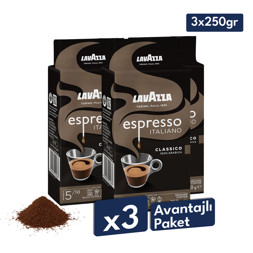 Lavazza Espresso Classico Italiano Öğütülmüş Filtre Kahve, 250 g