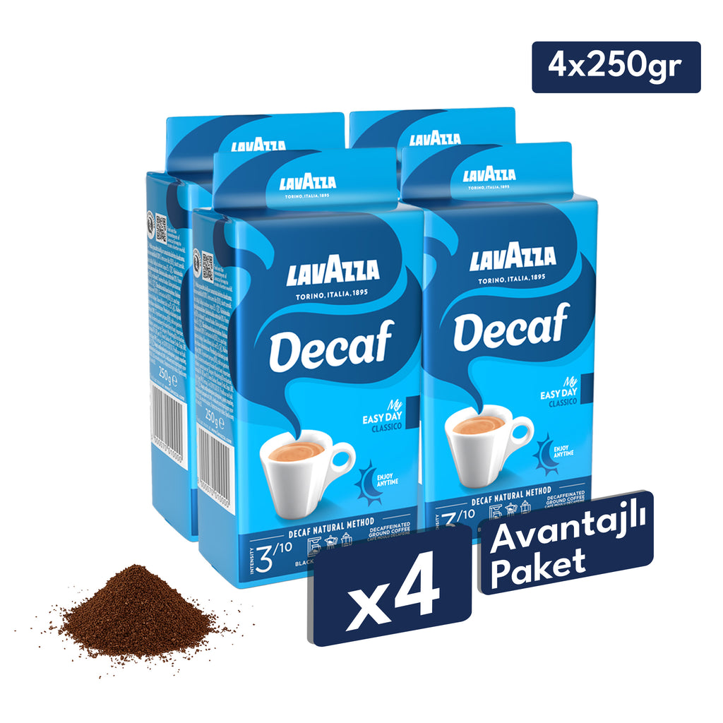 Lavazza Decaf My Easy Day Öğütülmüş Filtre Kahve, 250 g, Kafeinsiz